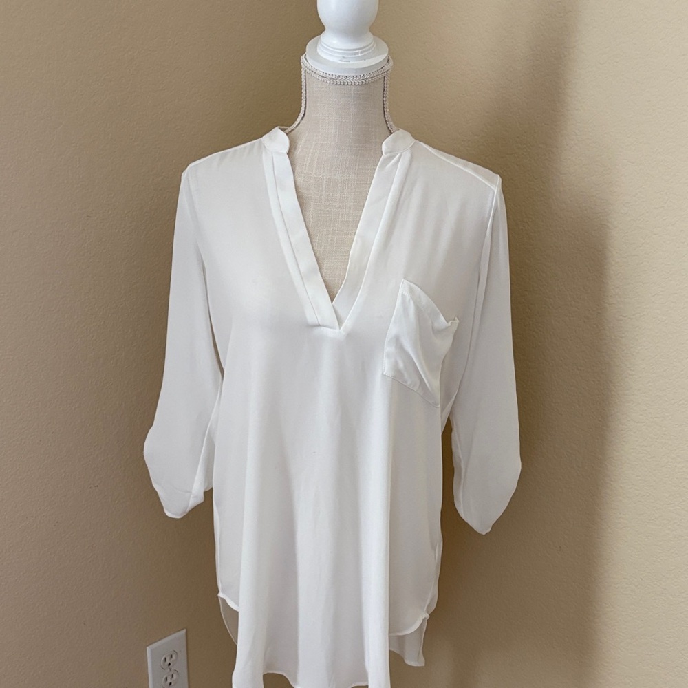 Elegant White Women's Top